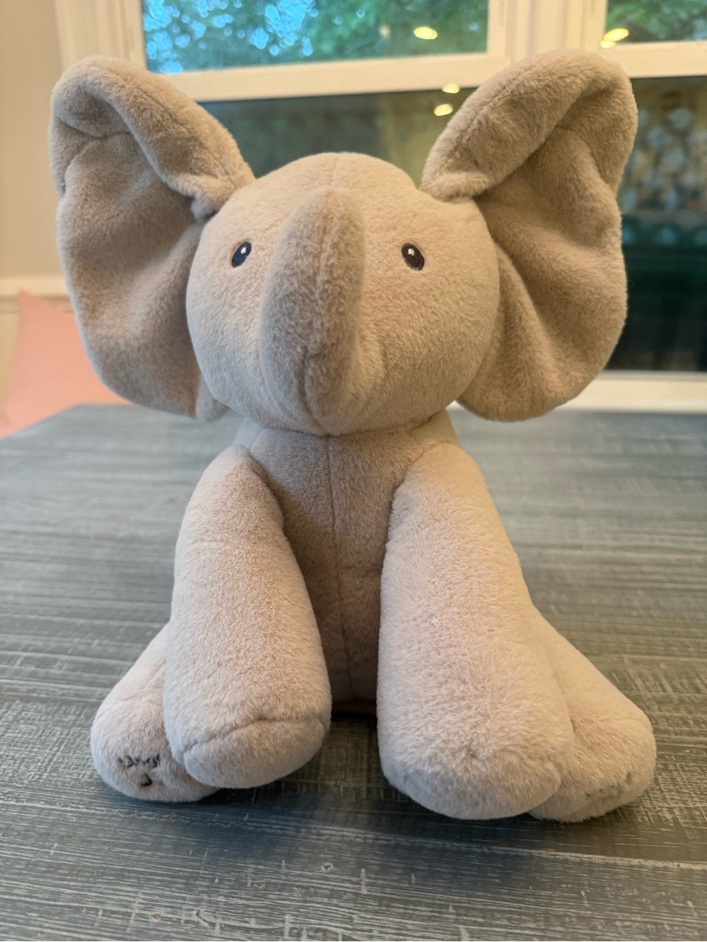 Baby GUND Flappy the Elephant Animated Singing Peek-a-Boo Plush